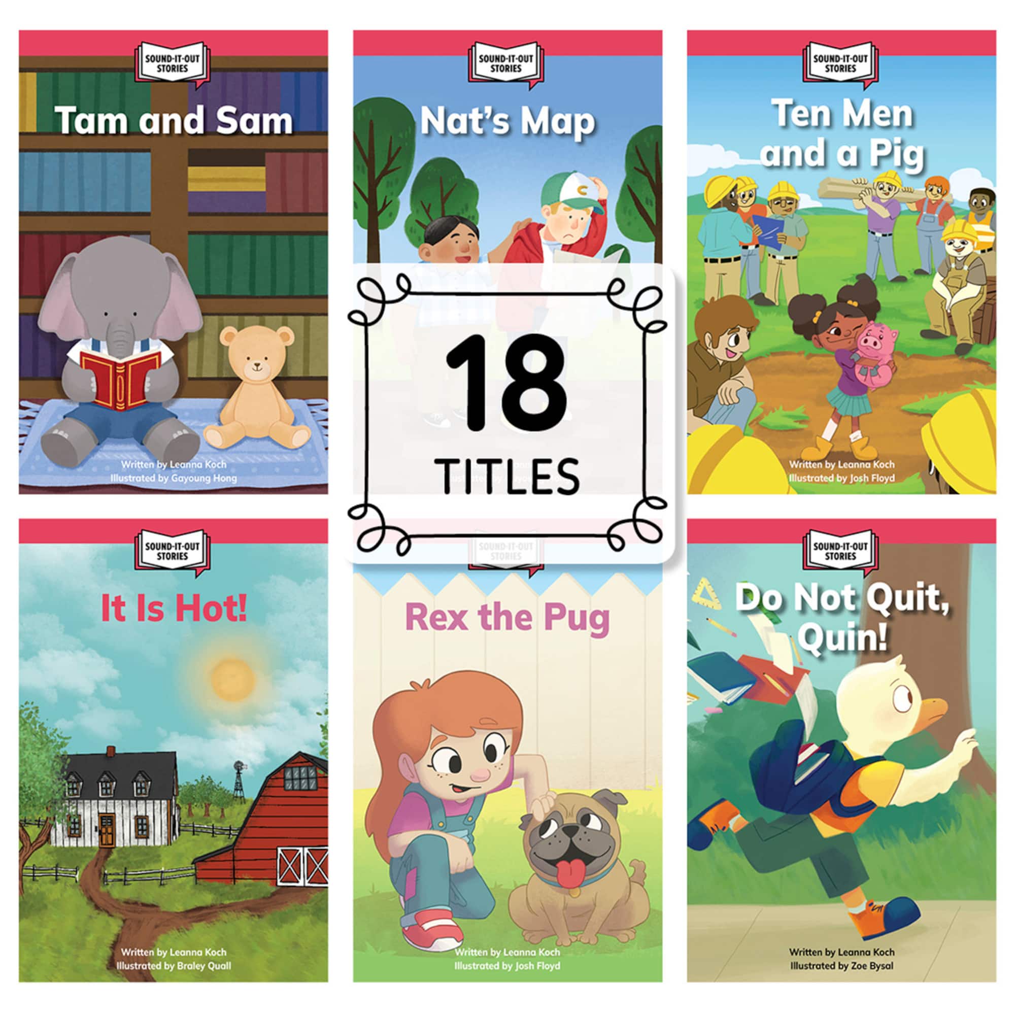 Creative Teaching Press® Sound-It-Out Stories Decodable Readers, Set of 18